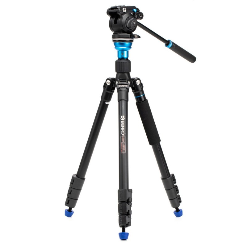 Benro Trípode A1883 FS2 PRO Aero2 Aluminio | trípode de vídeo | trípode de aluminio | trípode con rótula fluida
