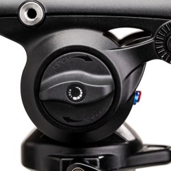 Benro Rótula S4 PRO | Rótula de vídeo fluida profesional con base plana y control de fricción