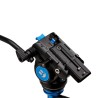 Benro Rótula S4 PRO | Rótula de vídeo fluida profesional con base plana y control de fricción