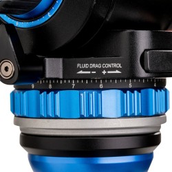 Benro Rótula de Vídeo Fluída S6PRO | Cabezal fluido profesional con base plana y contrapeso ajustable