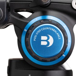 Benro Rótula de Vídeo Fluída S6PRO | Cabezal fluido profesional con base plana y contrapeso ajustable