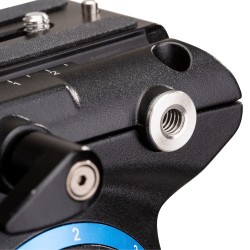 Benro Rótula de Vídeo Fluída S6PRO | Cabezal fluido profesional con base plana y contrapeso ajustable