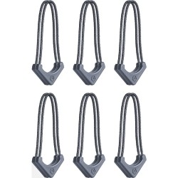 Tiradores Wandrd Worryless Azul Egeo (Pack 6) | tiradores de cremallera | tiradores de seguridad