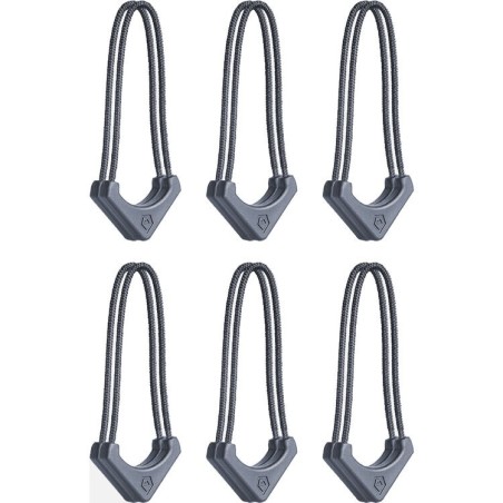 Tiradores Wandrd Worryless Azul Egeo (Pack 6) | tiradores de cremallera | tiradores de seguridad