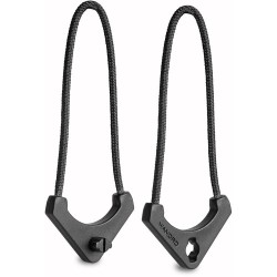 Tiradores Wandrd Worryless Negro (Pack 6) | tiradores de cremallera | tiradores de seguridad