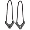 Tiradores Wandrd Worryless Negro (Pack 6) | tiradores de cremallera | tiradores de seguridad