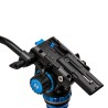 Benro Rótula de Vídeo Fluída S6PRO | Cabezal fluido profesional con base plana y contrapeso ajustable