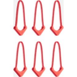 Tiradores Wandrd Worryless Rojo (Pack 6) | tiradores de cremallera | tiradores de seguridad
