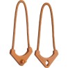 Tiradores Wandrd Worryless Naranja Sedona (Pack 6) | tiradores de cremallera | tiradores de seguridad
