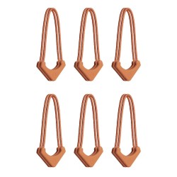 Tiradores Wandrd Worryless Naranja Sedona (Pack 6) | tiradores de cremallera | tiradores de seguridad