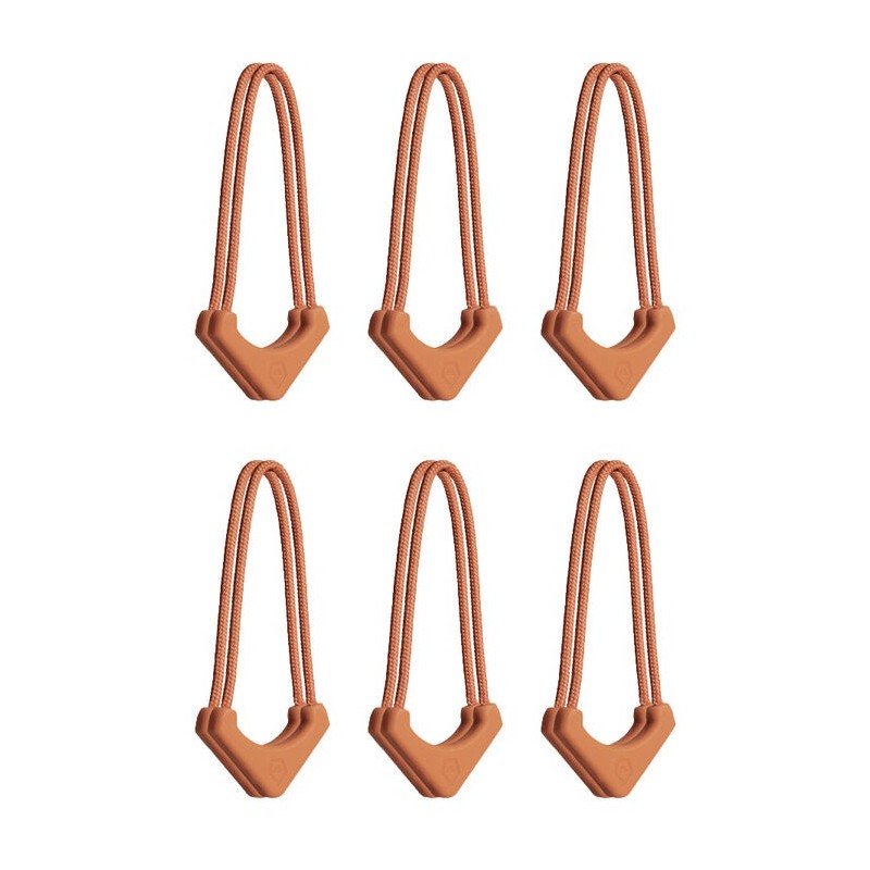 Tiradores Wandrd Worryless Naranja Sedona (Pack 6) | tiradores de cremallera | tiradores de seguridad