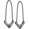 Tiradores Wandrd Worryless Verde Wasatch (Pack 6) | tiradores de cremallera | tiradores de seguridad