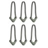 Tiradores Wandrd Worryless Verde Wasatch (Pack 6) | tiradores de cremallera | tiradores de seguridad