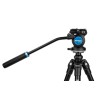 Benro Rótula S2 PRO | Rótula de vídeo fluida ligera con base plana y control de fricción