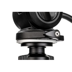 Benro Rótula S2 PRO | Rótula de vídeo fluida ligera con base plana y control de fricción
