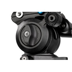 Benro Rótula S2 PRO | Rótula de vídeo fluida ligera con base plana y control de fricción