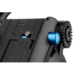 Benro Rótula S2 PRO | Rótula de vídeo fluida ligera con base plana y control de fricción