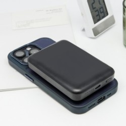 Akashi Powerbank Magnético 10000mAh | powerbank magsafe | bateria portatil magnetica | powerbank inalambrico para iphone