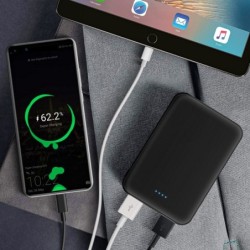 Powerbank Akashi Pequeño 10000mAh | powerbank pequeño | batería externa | powerbank usb c y usb a
