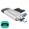 Akashi Lector de Tarjetas 3 en 1 | lector de tarjetas sd | adaptador usb c sd | lector tarjetas micro sd usb