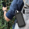 Akashi Powerbank Solar 10000mAh | powerbank solar | bateria resistente al agua | powerbank con linterna carga inalambrica