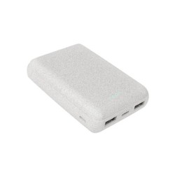 Akashi Powerbank Blanco 10000mAh | powerbank blanco | bateria externa usb c | powerbank usb a y c