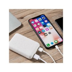 Akashi Powerbank Blanco 10000mAh | powerbank blanco | bateria externa usb c | powerbank usb a y c