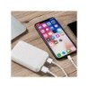 Akashi Powerbank Blanco 10000mAh | powerbank blanco | bateria externa usb c | powerbank usb a y c