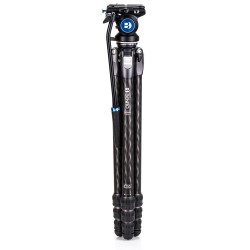 Benro Trípode Tortoise 34CLV + S4PRO | trípode de carbono | trípode compacto vídeo
