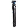 Benro Trípode Tortoise 34CLV + S4PRO | trípode de carbono | trípode compacto vídeo