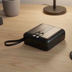 Akashi Powerbank con Cables Integrados 10000mAh | powerbank cables integrados | powerbank con cable lightning