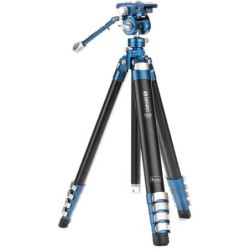 Benro CyanBird AL Serie 2 | trípode de viaje aluminio | kit trípode rótula híbrida | trípode compacto para foto y vídeo