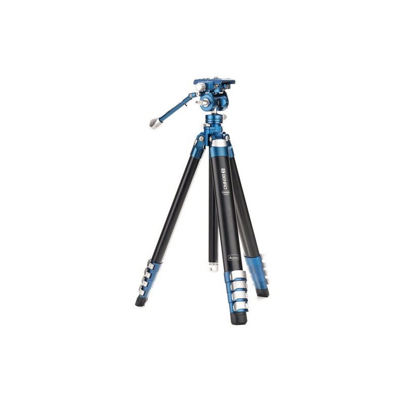 Benro CyanBird AL Serie 2 | trípode de viaje aluminio | kit trípode rótula híbrida | trípode compacto para foto y vídeo