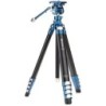 Benro CyanBird AL Serie 2 | trípode de viaje aluminio | kit trípode rótula híbrida | trípode compacto para foto y vídeo