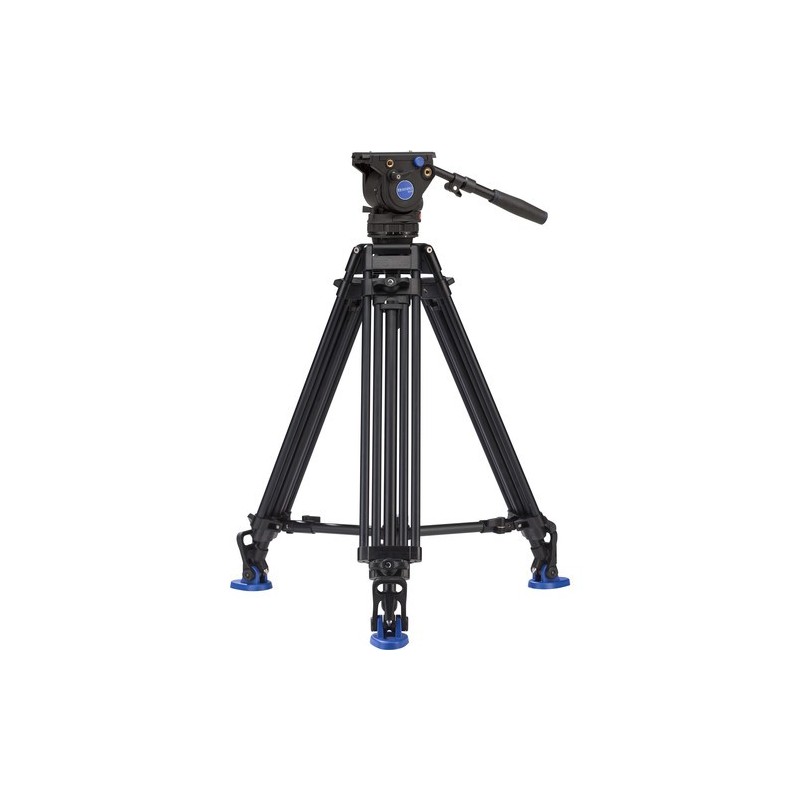 Benro BV4 Pro Kit Trípode Vídeo | tripode de video profesional | kit tripode con cabezal fluido | tripode video contrapeso 6 pas