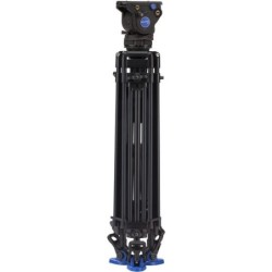 Benro BV4 Pro Kit Trípode Vídeo | tripode de video profesional | kit tripode con cabezal fluido | tripode video contrapeso 6 pas