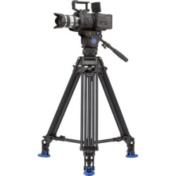 Benro BV4 Pro Kit Trípode Vídeo | tripode de video profesional | kit tripode con cabezal fluido | tripode video contrapeso 6 pas