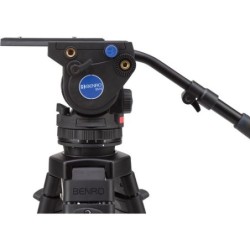Benro BV4 Pro Kit Trípode Vídeo | tripode de video profesional | kit tripode con cabezal fluido | tripode video contrapeso 6 pas