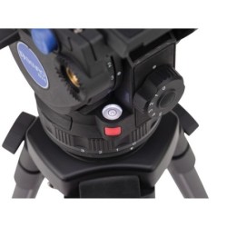 Benro BV4 Pro Kit Trípode Vídeo | tripode de video profesional | kit tripode con cabezal fluido | tripode video contrapeso 6 pas