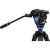Benro Kit Trípode A2573F S4PRO | tripode video aluminio | kit tripode con rotula fluida | tripode video altura 177cm