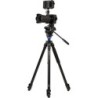 Benro Kit Trípode A2573F S4PRO | tripode video aluminio | kit tripode con rotula fluida | tripode video altura 177cm