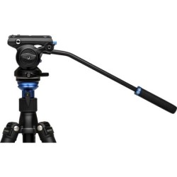 Benro Kit Trípode A2573F S4PRO | tripode video aluminio | kit tripode con rotula fluida | tripode video altura 177cm