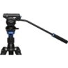 Benro Kit Trípode A2573F S4PRO | tripode video aluminio | kit tripode con rotula fluida | tripode video altura 177cm