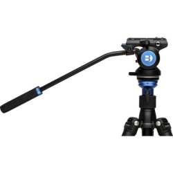 Benro Kit Trípode A2573F S4PRO | tripode video aluminio | kit tripode con rotula fluida | tripode video altura 177cm