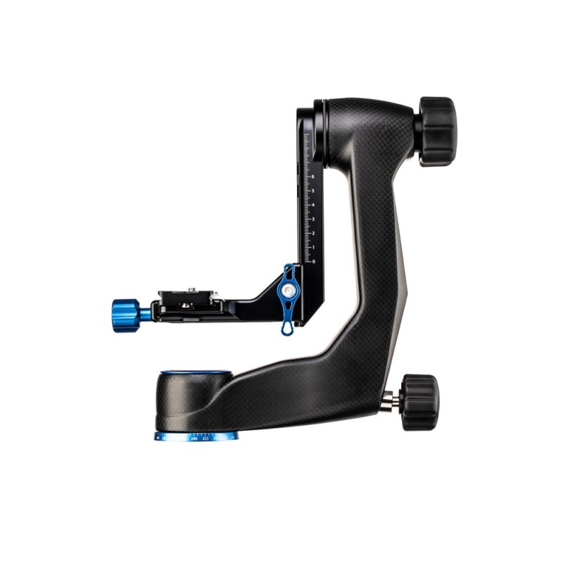 Benro Rótula Pendular de Carbono | Rótula gimbal profesional de fibra de carbono para teleobjetivos pesados