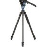 Benro Kit Trípode A2573F S6PRO | tripode video aluminio 6kg | kit tripode rotula fluida s6pro | tripode video base plana