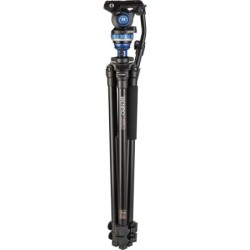 Benro Kit Trípode A2573F S6PRO | tripode video aluminio 6kg | kit tripode rotula fluida s6pro | tripode video base plana