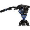 Benro Kit Trípode A2573F S6PRO | tripode video aluminio 6kg | kit tripode rotula fluida s6pro | tripode video base plana