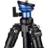 Benro Kit Trípode A2573F S6PRO | tripode video aluminio 6kg | kit tripode rotula fluida s6pro | tripode video base plana
