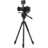 Benro Kit Trípode A2573F S6PRO | tripode video aluminio 6kg | kit tripode rotula fluida s6pro | tripode video base plana